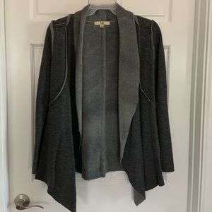 YA Los Angeles Charcoal Gray Sweater Jacket
